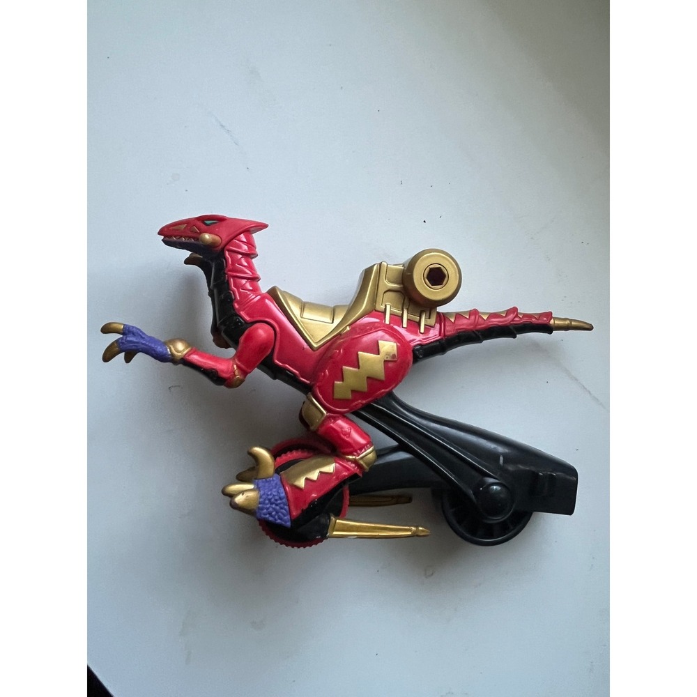 Power‎ Rangers Dino Thunder Red Raptor Rider Vehicle Action Figure 2004 Bandai